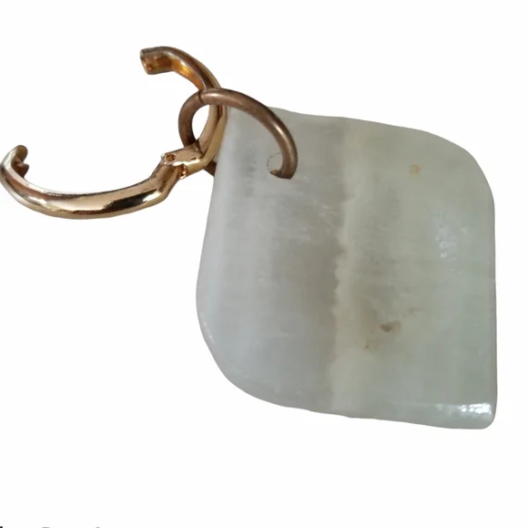 Vintage Boho Turquoise Agate & Moonstone Necklace - Picture 10 of 15